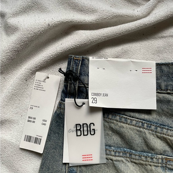 BDG high-wasted cowboy jeans - vintage distressed - Picture 4 of 10